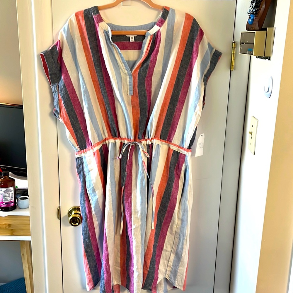 NWT striped dress 2XL